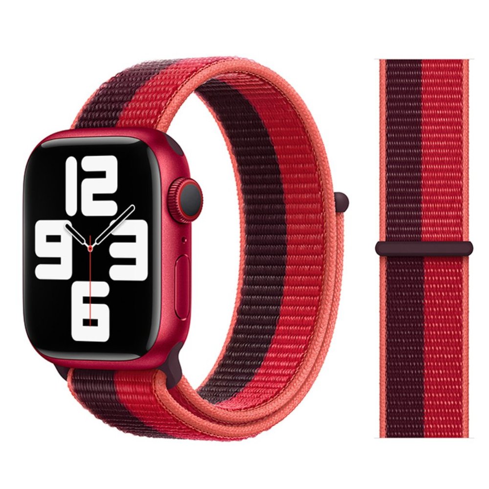 NEW BAND Dual RED Strap Loop For Apple Watch
